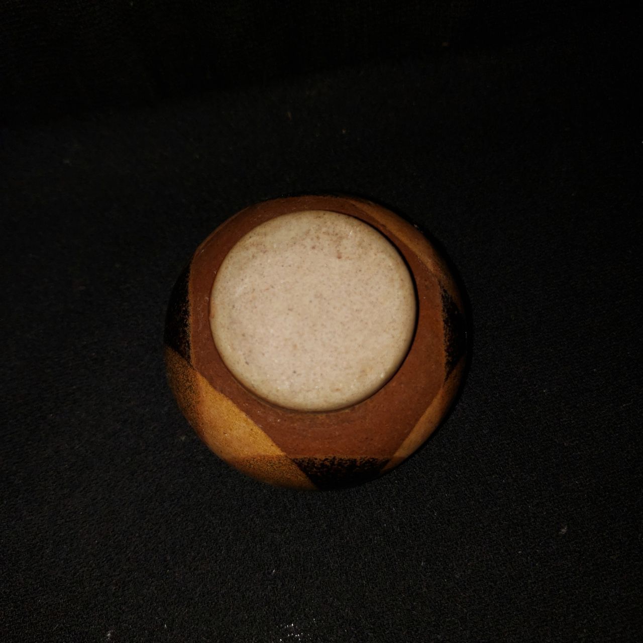 Vintage Studio Pottery Footed Bowl – Earth Tone Glaze