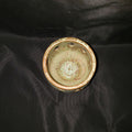 Vintage Signed Studio Pottery Pierced Votive Holder with Green Glaze