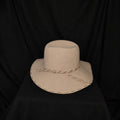 Vintage Frances New York Cream Felt Wide-Brim Hat