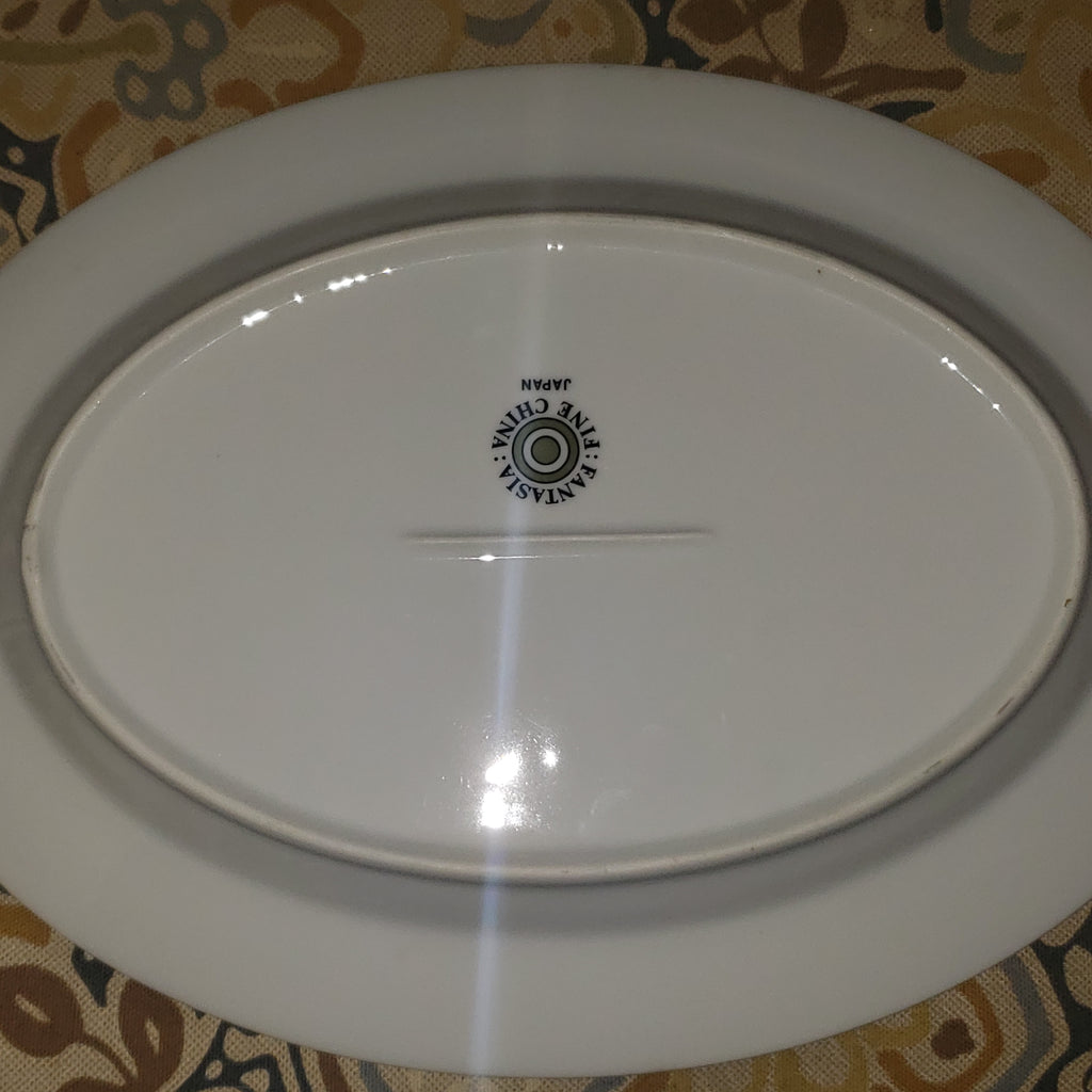 Vintage Florenteen Fine China “Fantasia” Serving Platter (Japan, c. 1950s–1960s)