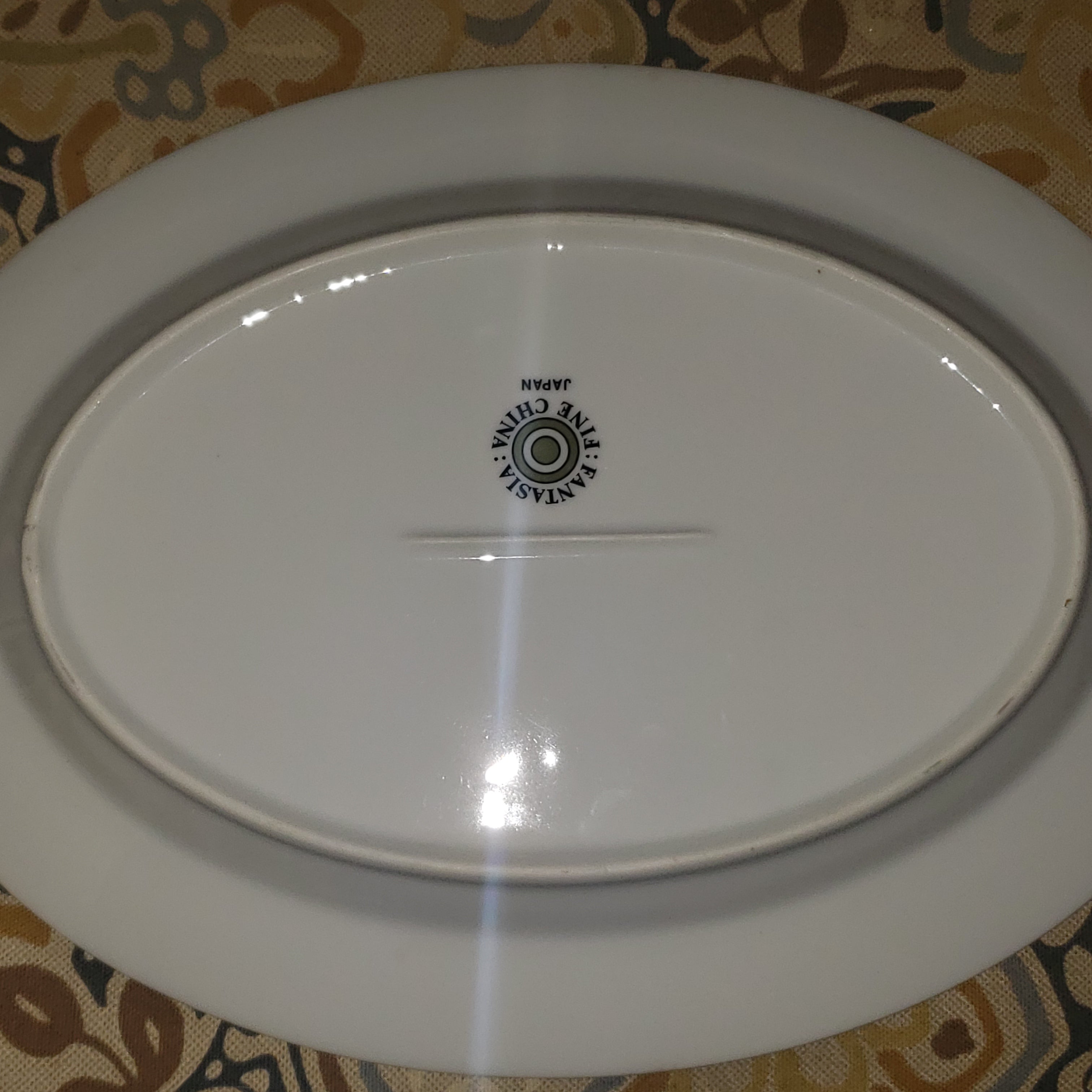 Vintage Florenteen Fine China “Fantasia” Serving Platter (Japan, c. 1950s–1960s)