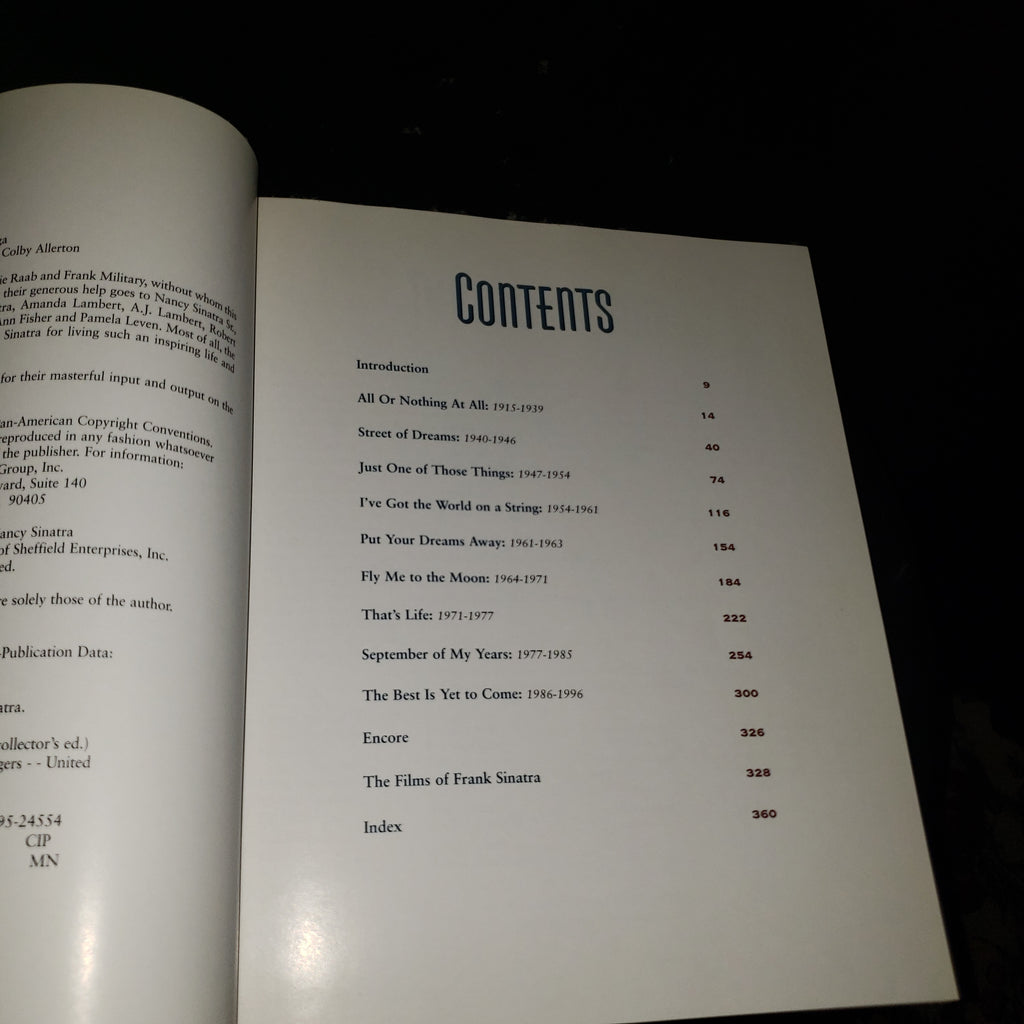Frank Sinatra: An American Legend by Nancy Sinatra | Hardcover Collector’s Edition Biography