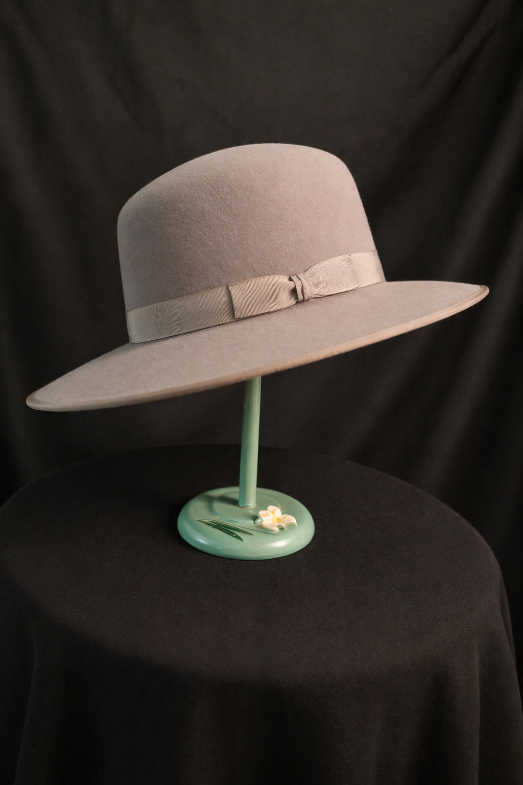 Vintage Wide Brim Felt Hat
