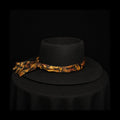 Vintage Bourse Fellini Black Wool Wide Fedora Hat