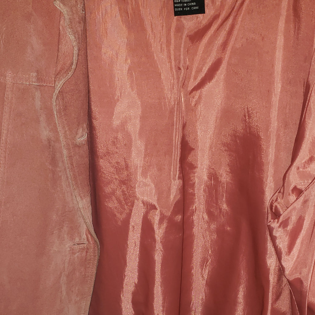 Atelier by B. Thomas Pink Suede Leather Jacket — Size 1X