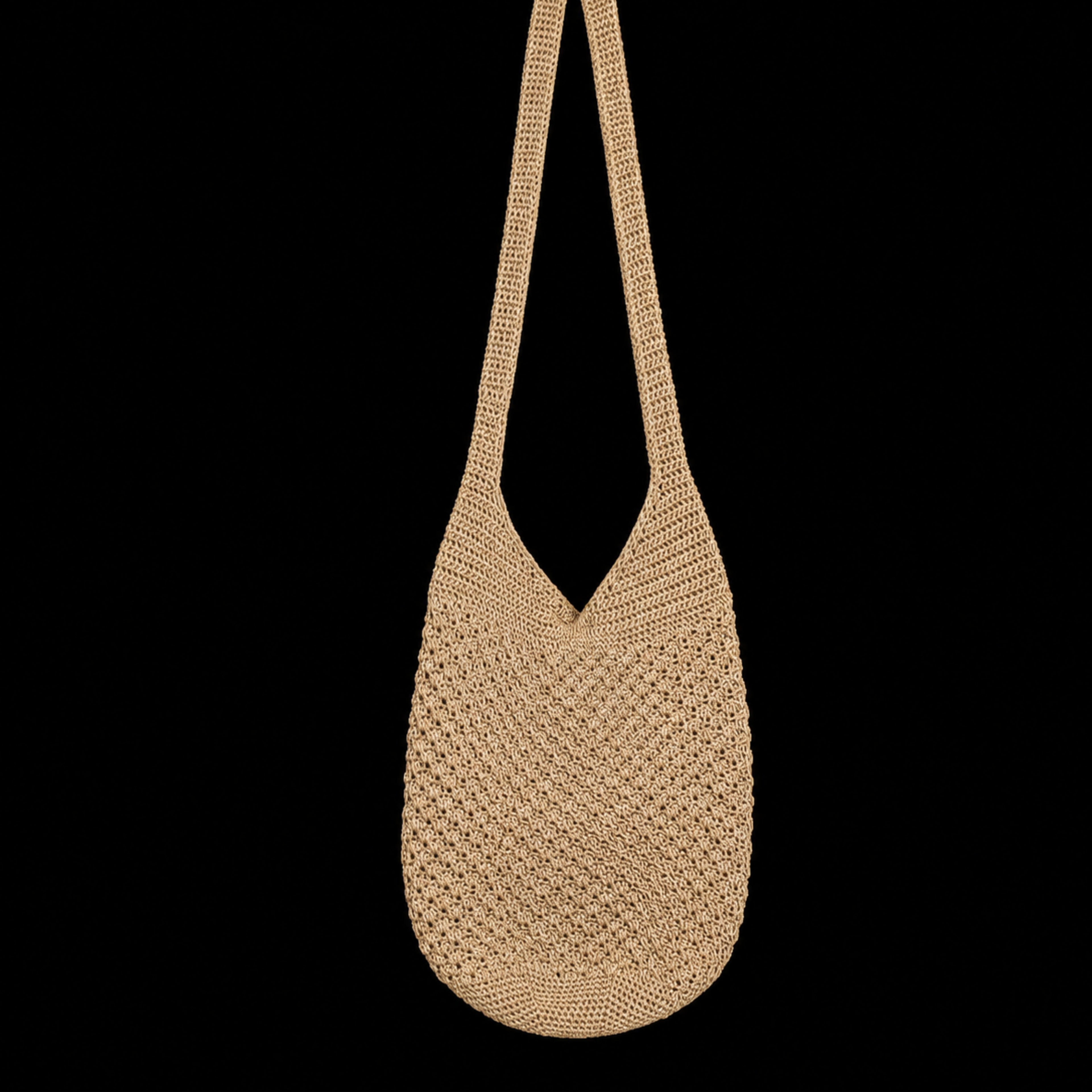 The Sak Crochet Shoulder/Hobo Bag – Neutral Tan