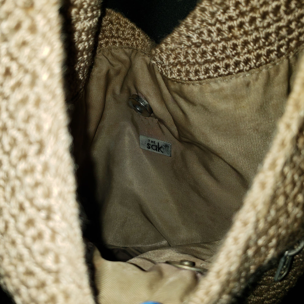 The Sak Crochet Shoulder/Hobo Bag – Neutral Tan