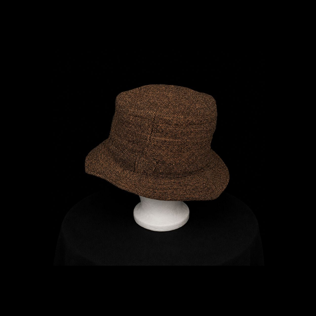 Vintage Millars Irish Tweed Bucket Hat – 100% Pure New Virgin Wool – Made in Ireland