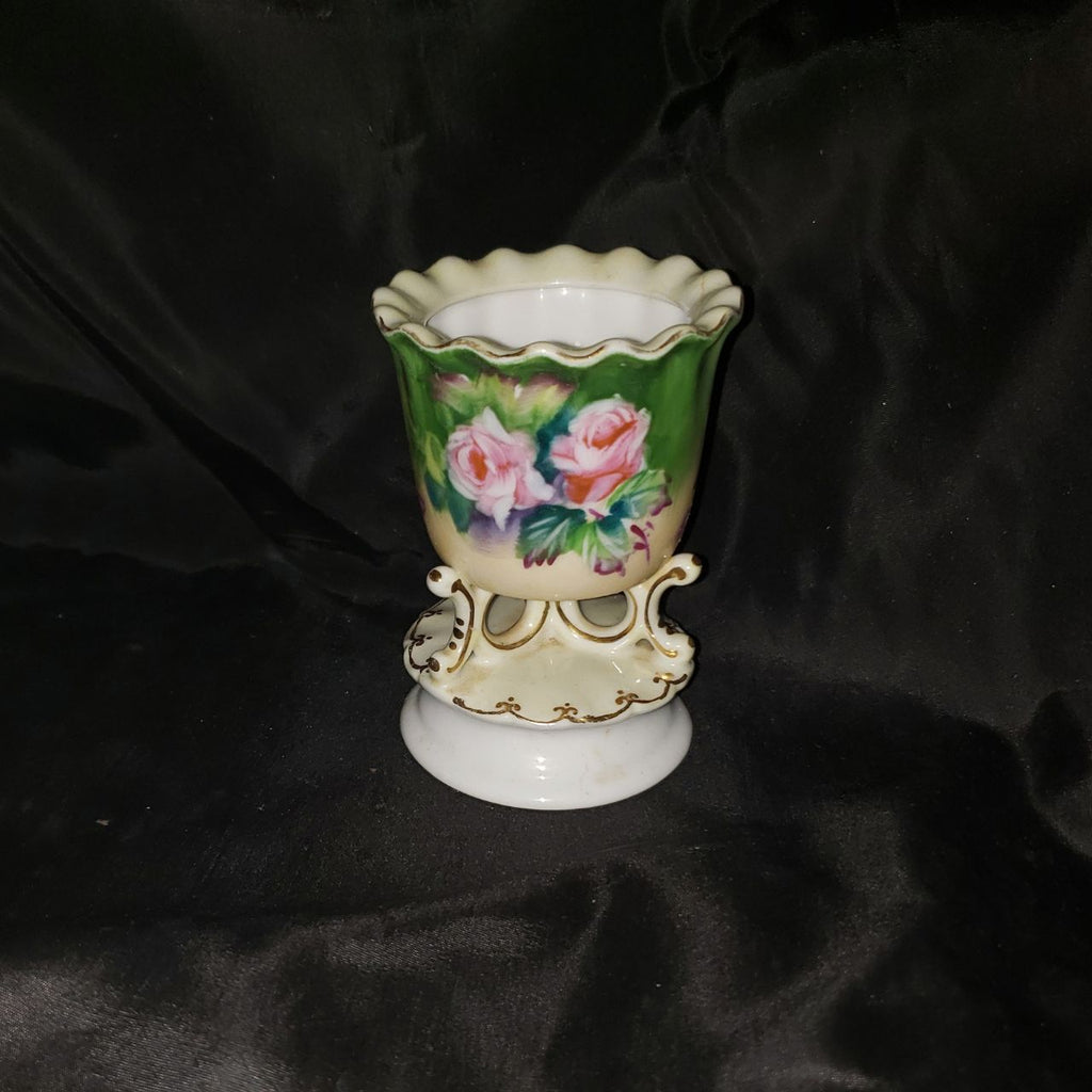 Vintage Porcelain Pedestal Vase