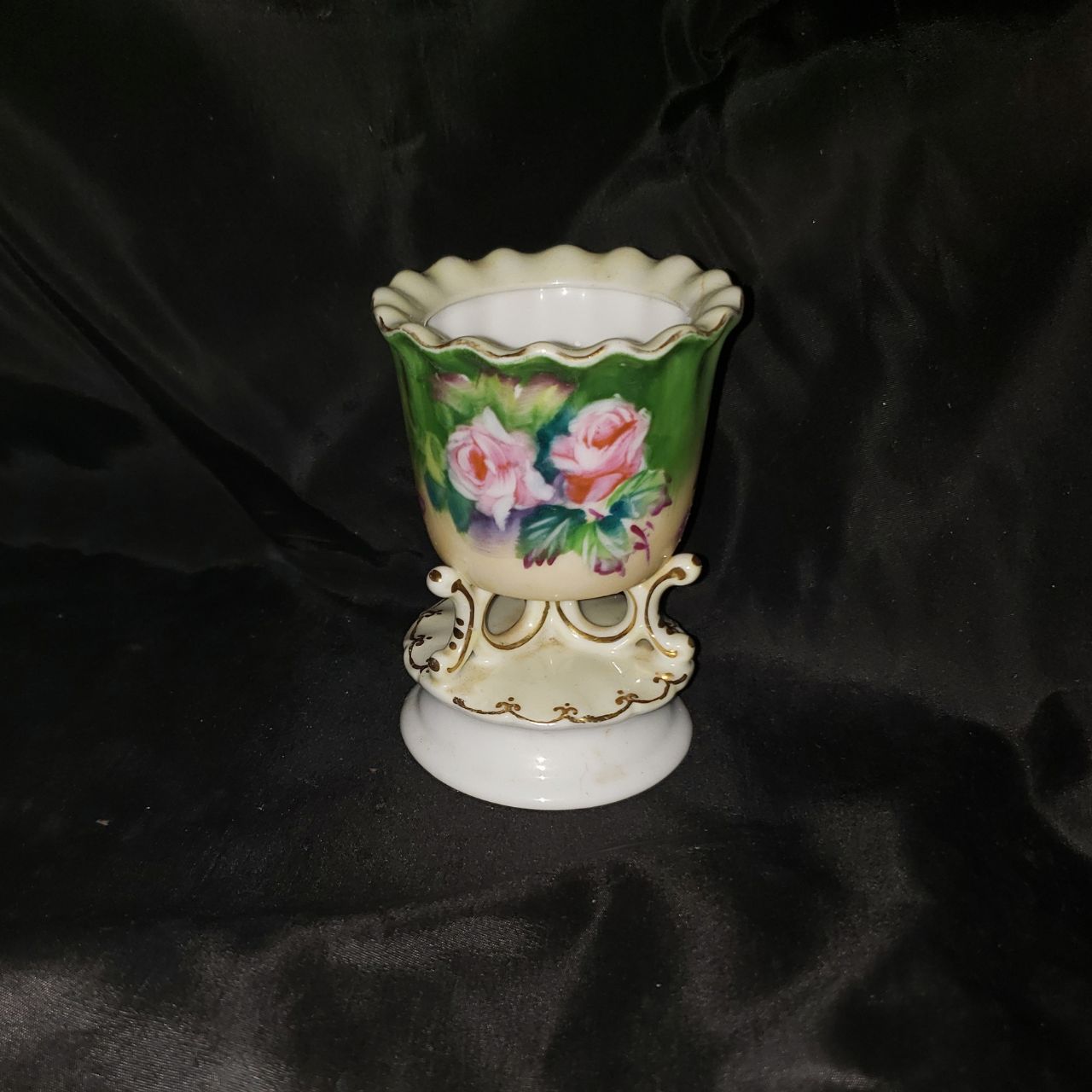Vintage Porcelain Pedestal Vase