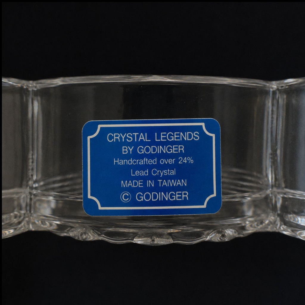 Vintage Crystal Legends by Godinger Lead Crystal Clock