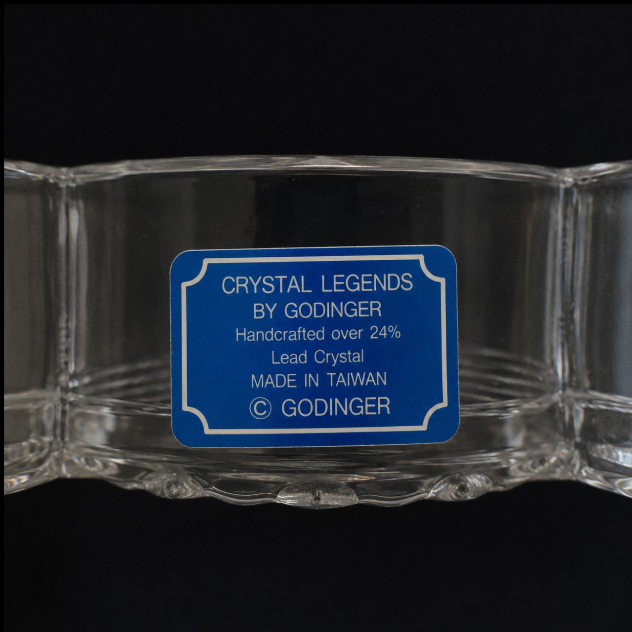 Vintage Crystal Legends by Godinger Lead Crystal Clock
