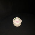 Vintage Genuine Porcelain Floral Hat Trinket Box