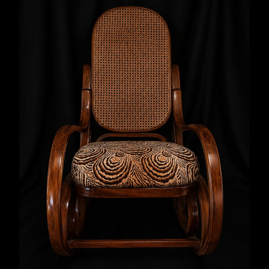 Thonet-style bentwood rocking chair