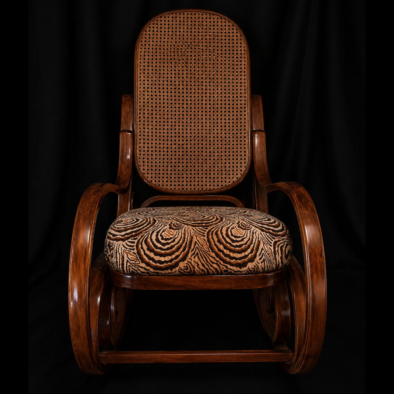 Thonet-style bentwood rocking chair