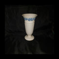 Vintage Wedgwood Embossed Queensware Vase – Blue Grapevine Relief | Etruria & Barlaston England